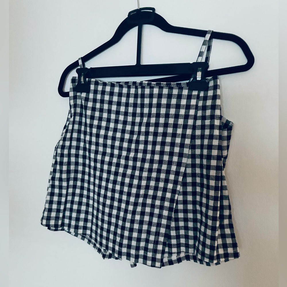 Black and White Checkered Skort Set - Picture 8 of 8